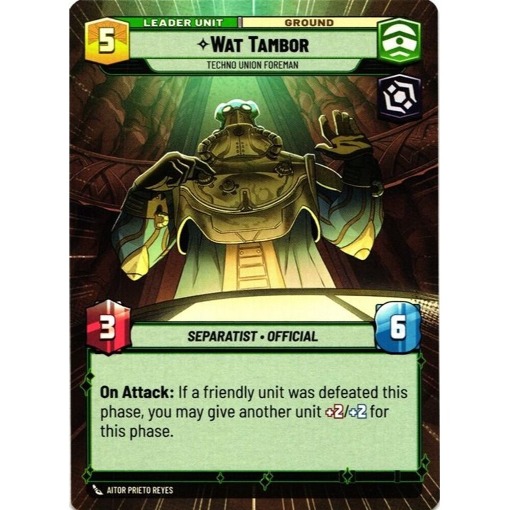 Star Wars Twilight of the Republic Wat Tambor #281